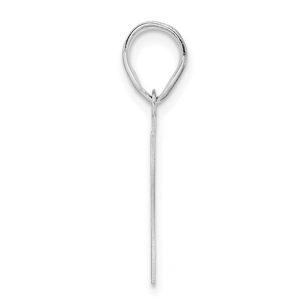 14kw Polished Number 47 Pendant