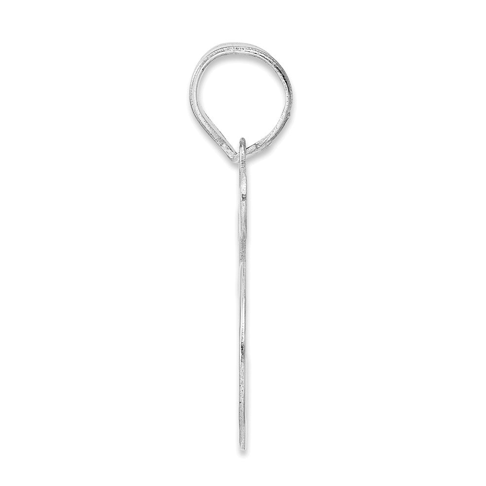 14kw Polished Number 55 Pendant
