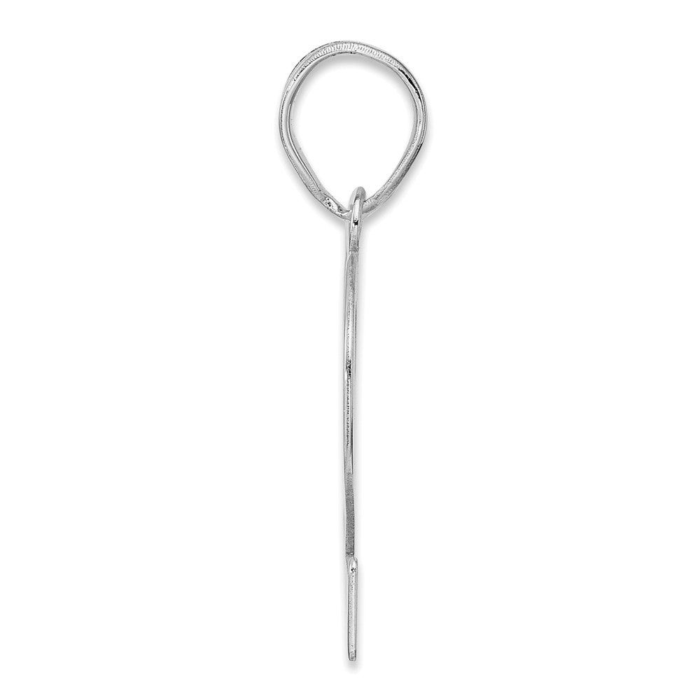 14kw Polished Number 62 Pendant