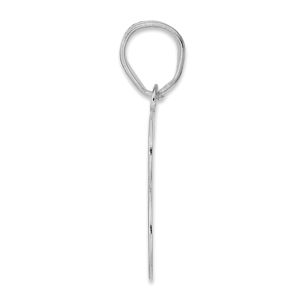 14kw Polished Number 63 Pendant