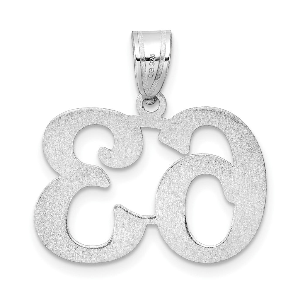 14kw Polished Number 63 Pendant