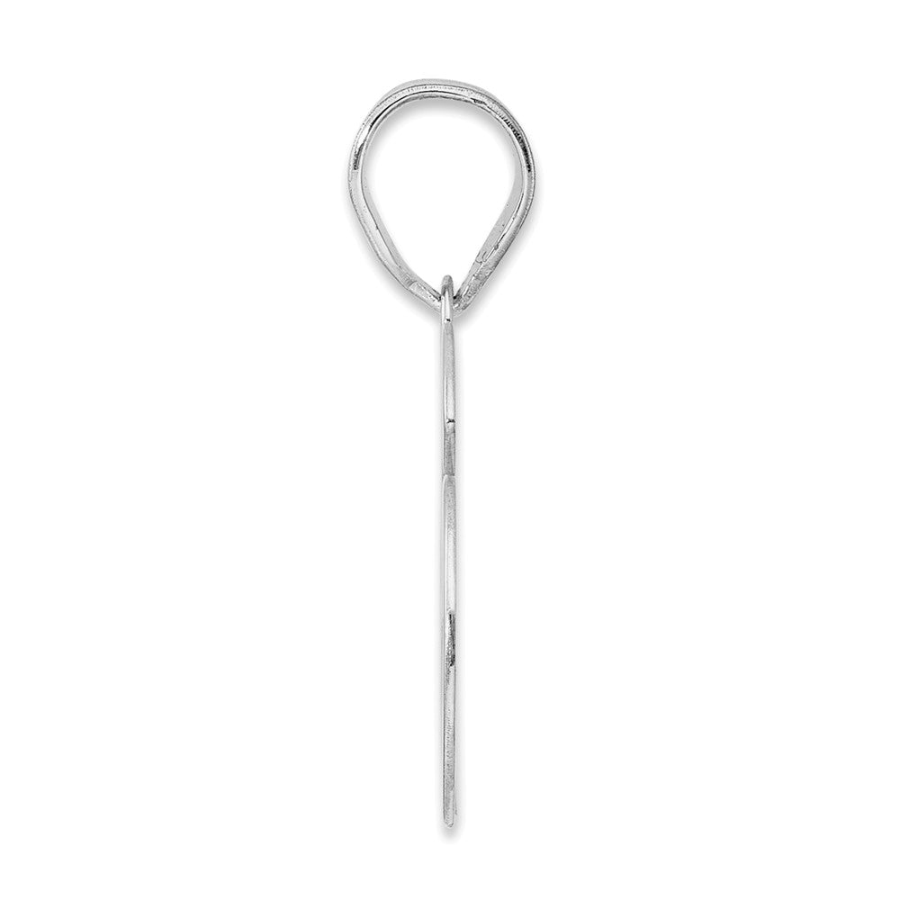 14kw Polished Number 66 Pendant