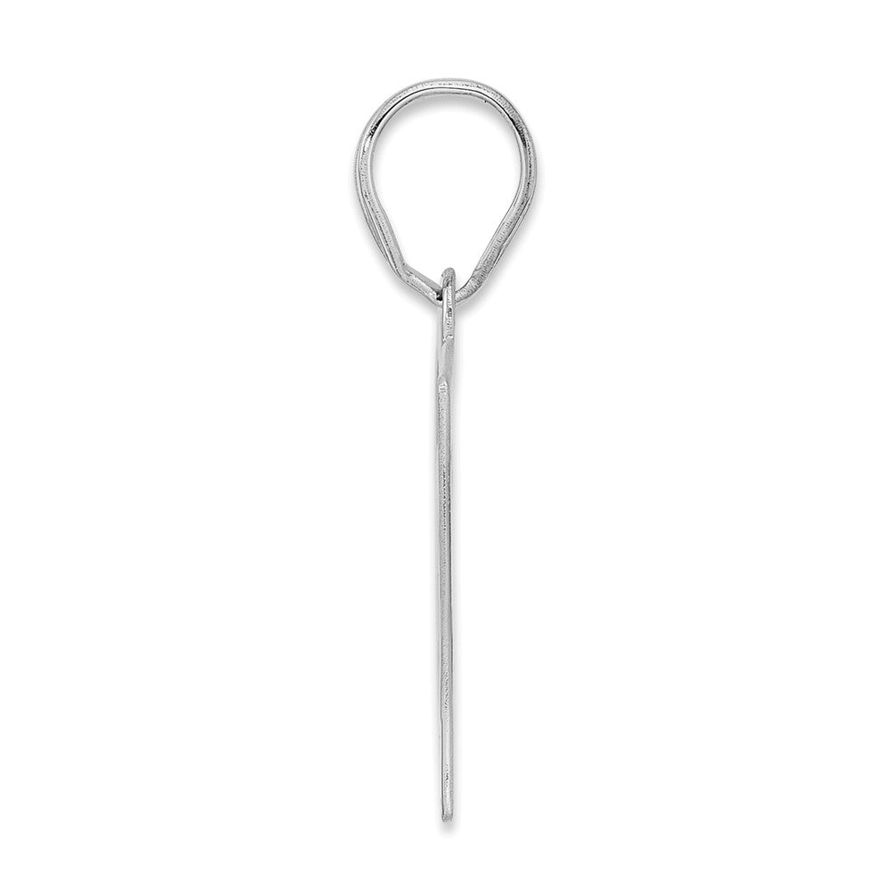 14kw Polished Number 67 Pendant