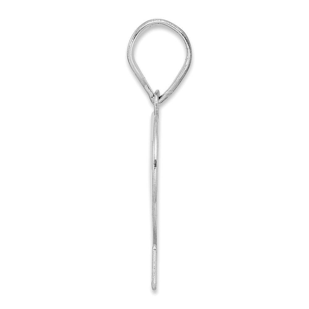 14kw Polished Number 72 Pendant