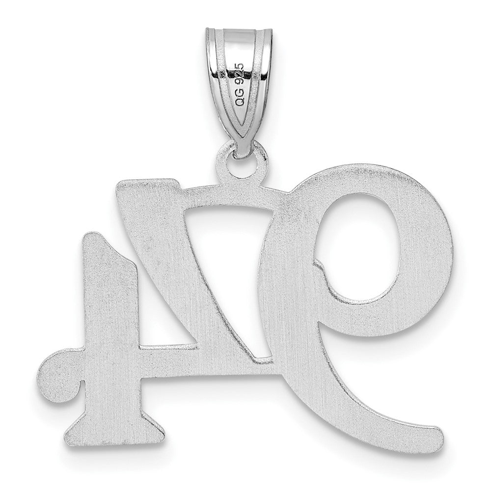 14kw Polished Number 94 Pendant