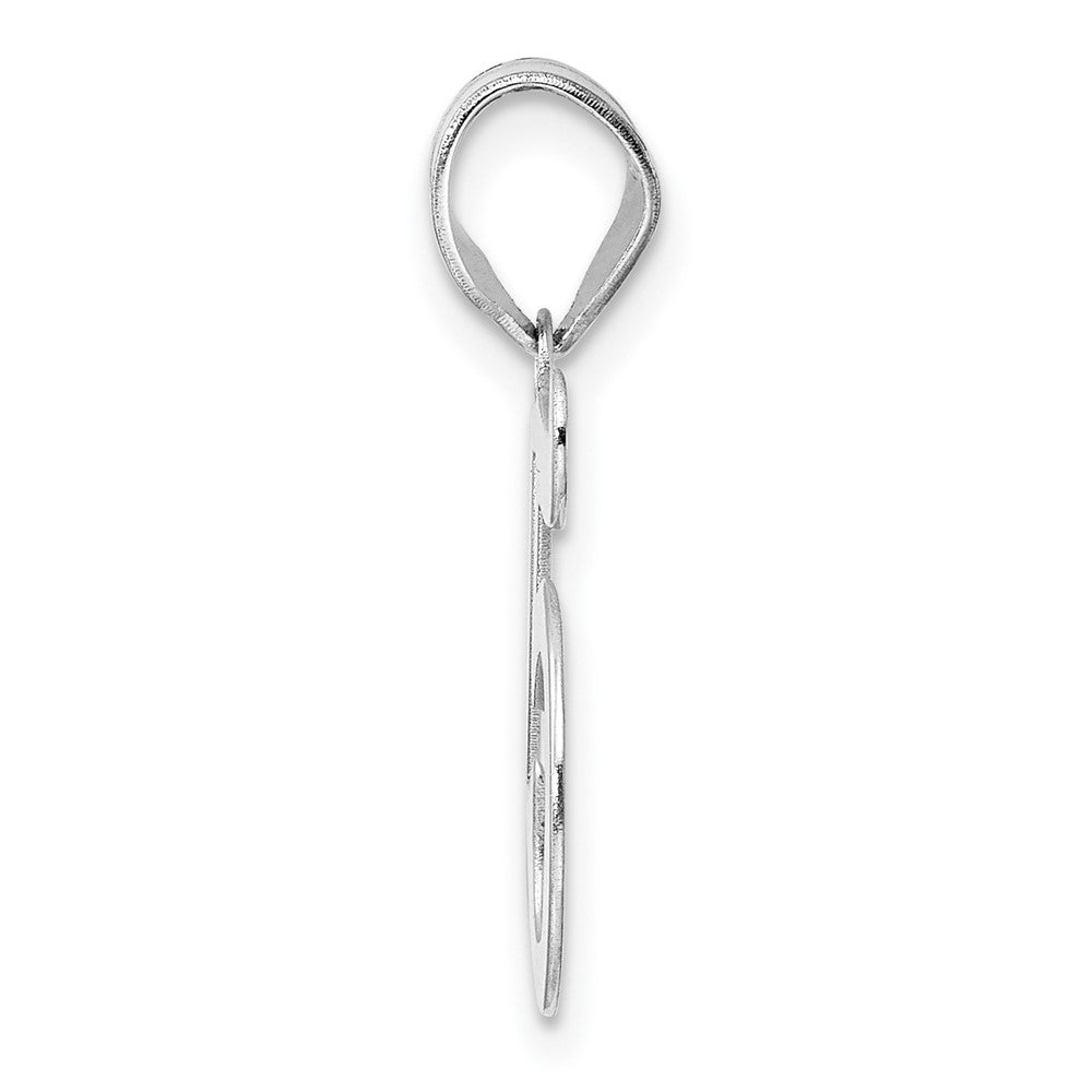 14kw Polished Number 95 Pendant