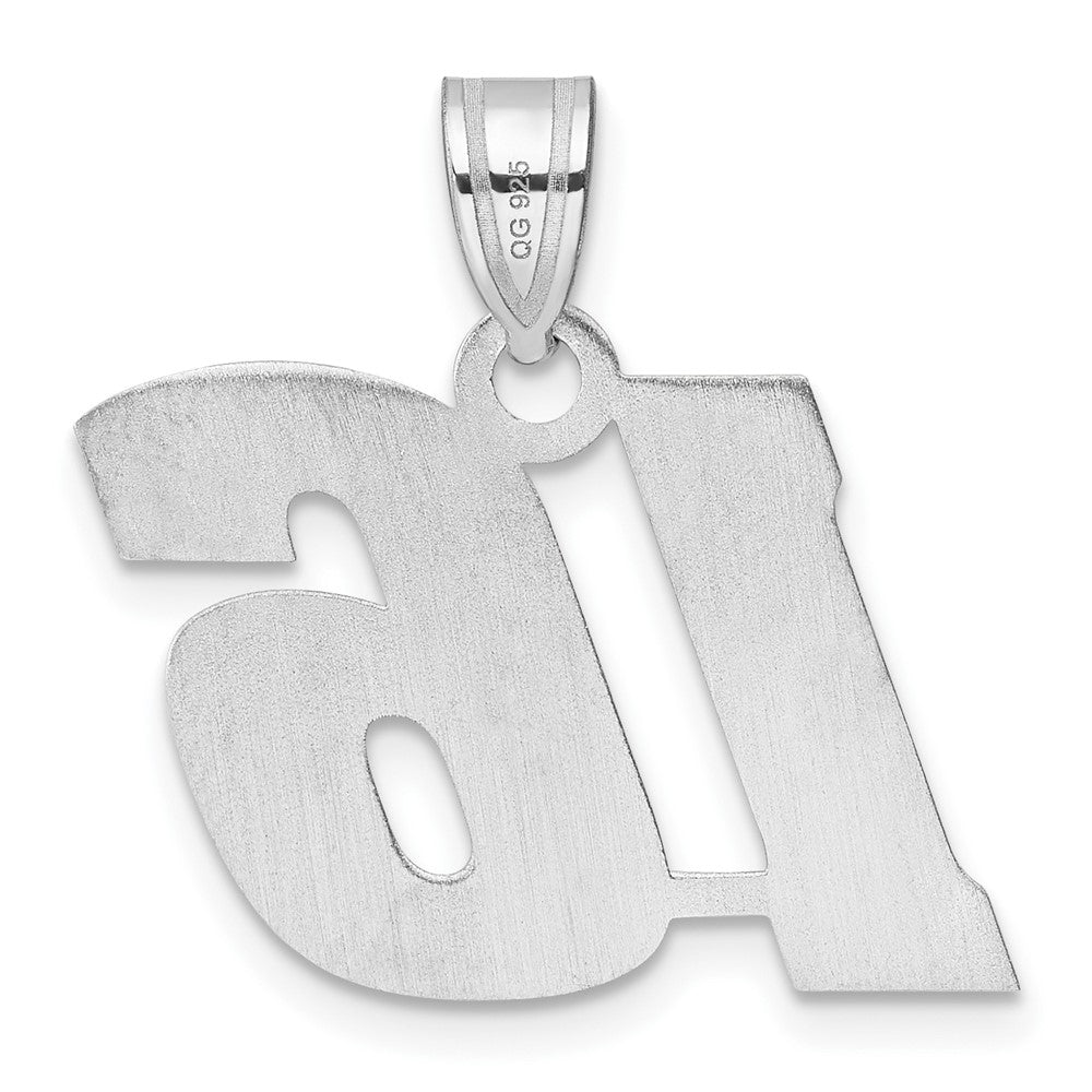 14kw Polished Block Number 16 Pendant