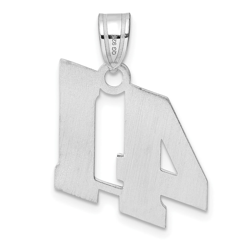 14kw Polished Block Number 41 Pendant