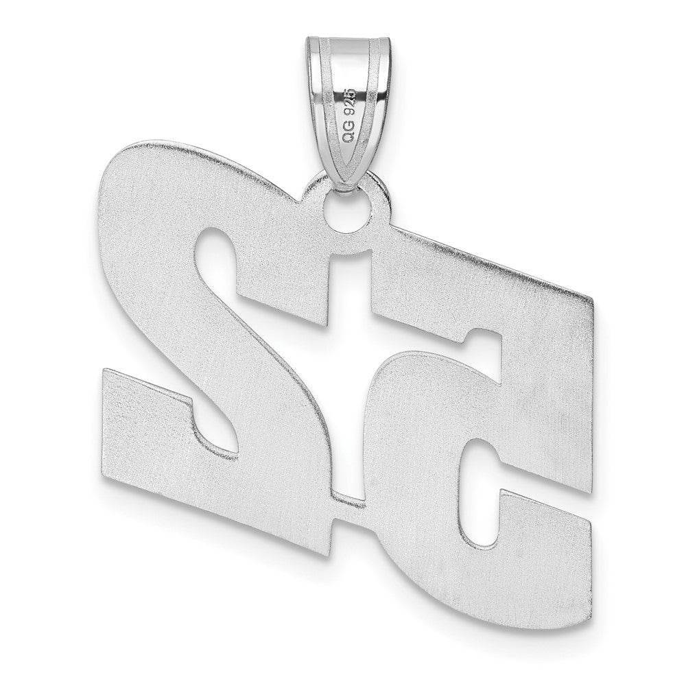 14kw Polished Block Number 52 Pendant