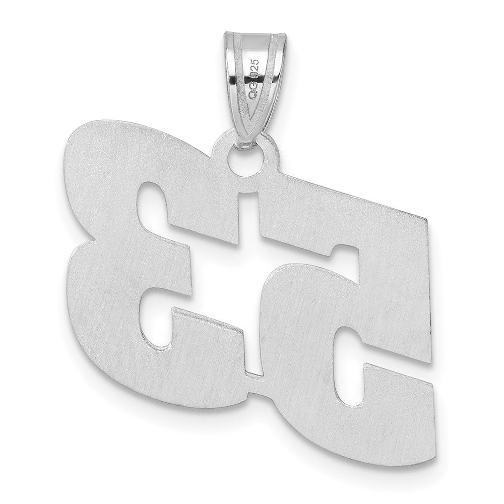 14kw Polished Block Number 53 Pendant