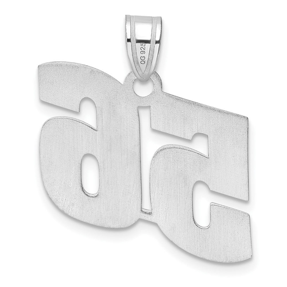 14kw Polished Block Number 56 Pendant