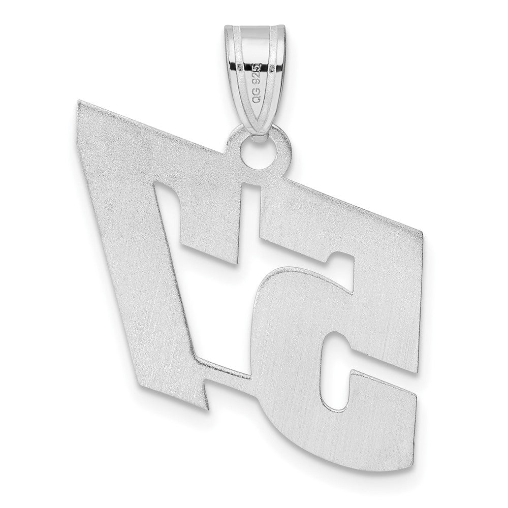 14kw Polished Block Number 57 Pendant