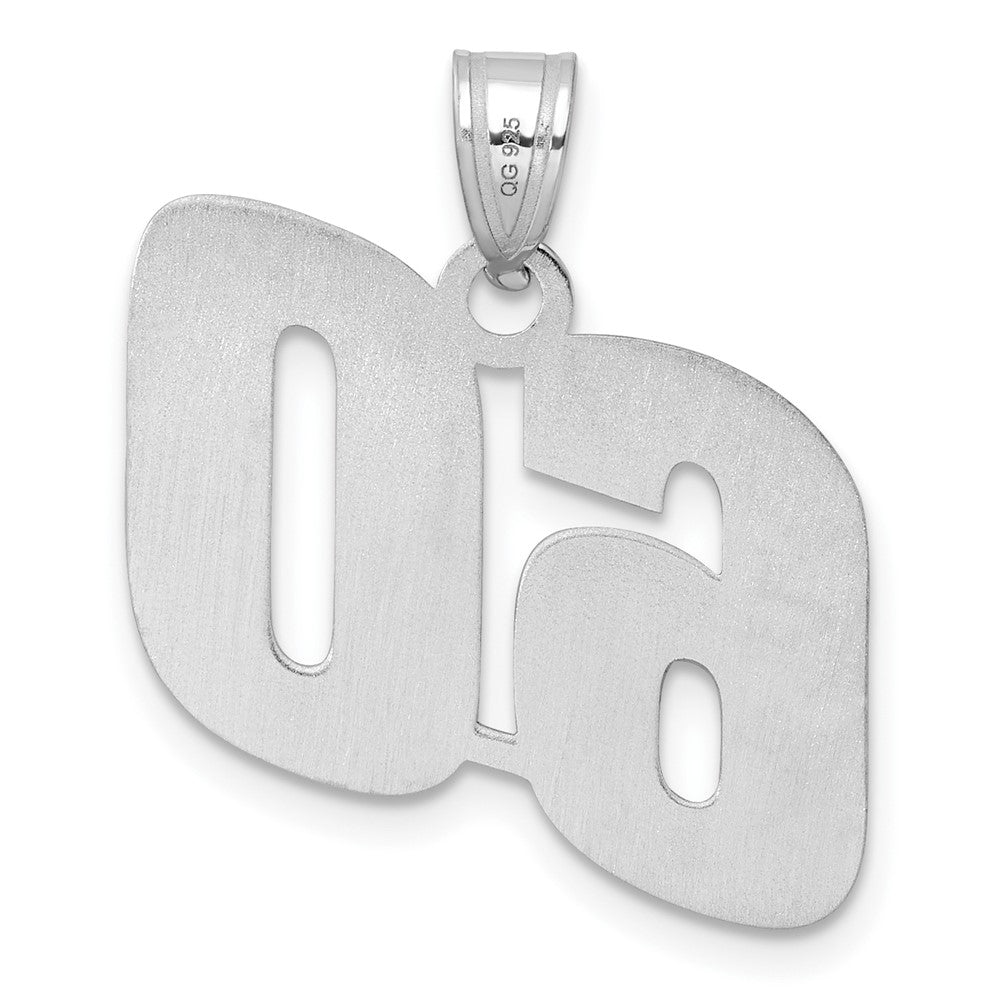 14kw Polished Block Number 60 Pendant