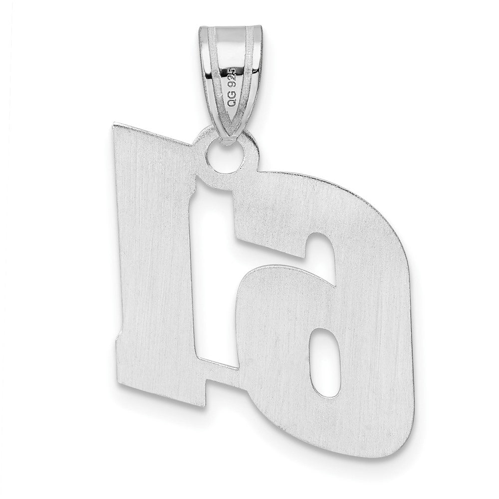 14kw Polished Block Number 61 Pendant