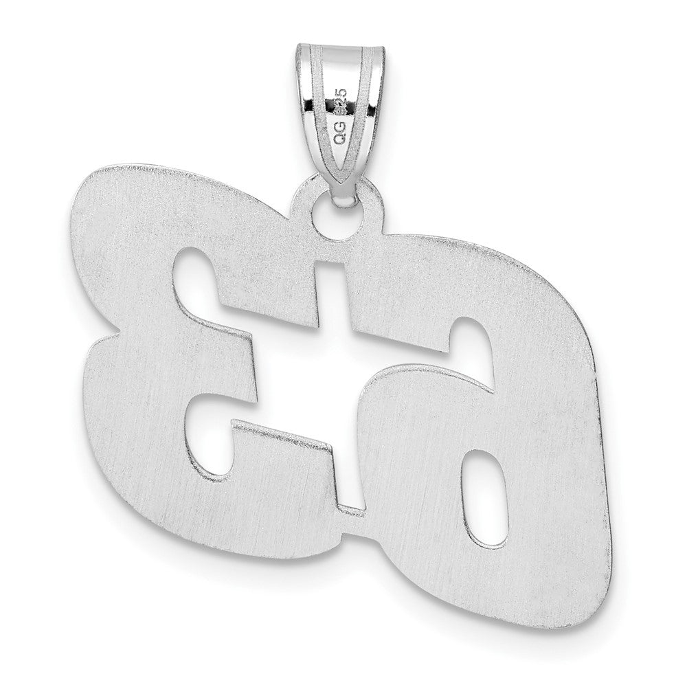 14kw Polished Block Number 63 Pendant
