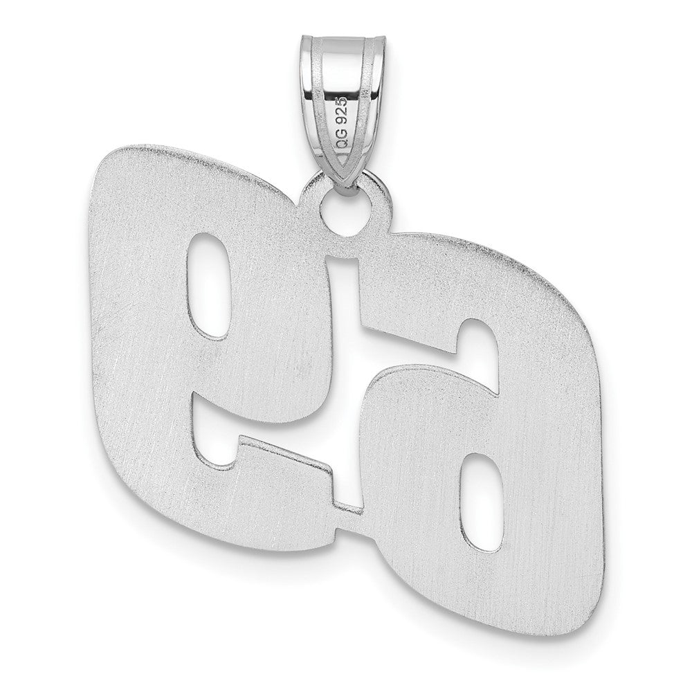 14kw Polished Block Number 69 Pendant