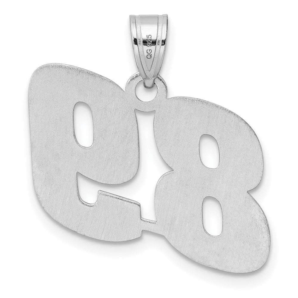 14kw Polished Block Number 89 Pendant