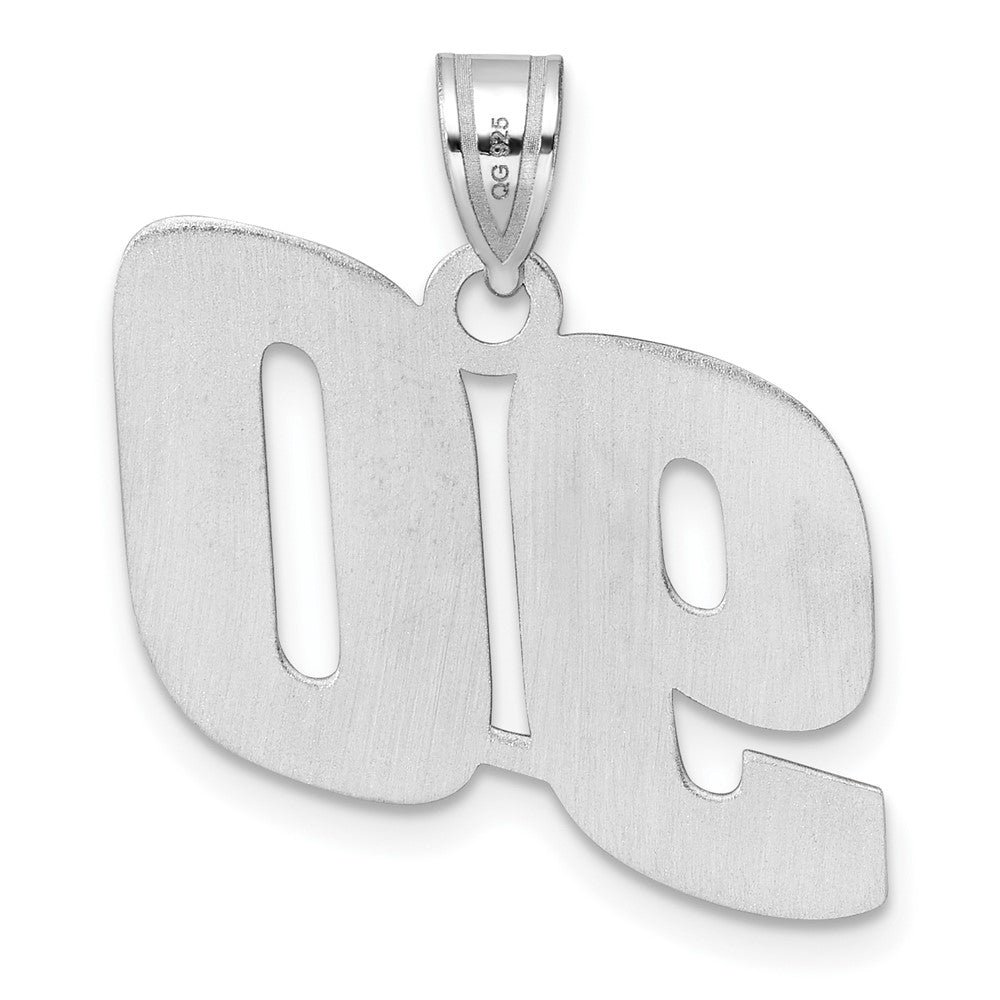 14kw Polished Block Number 90 Pendant