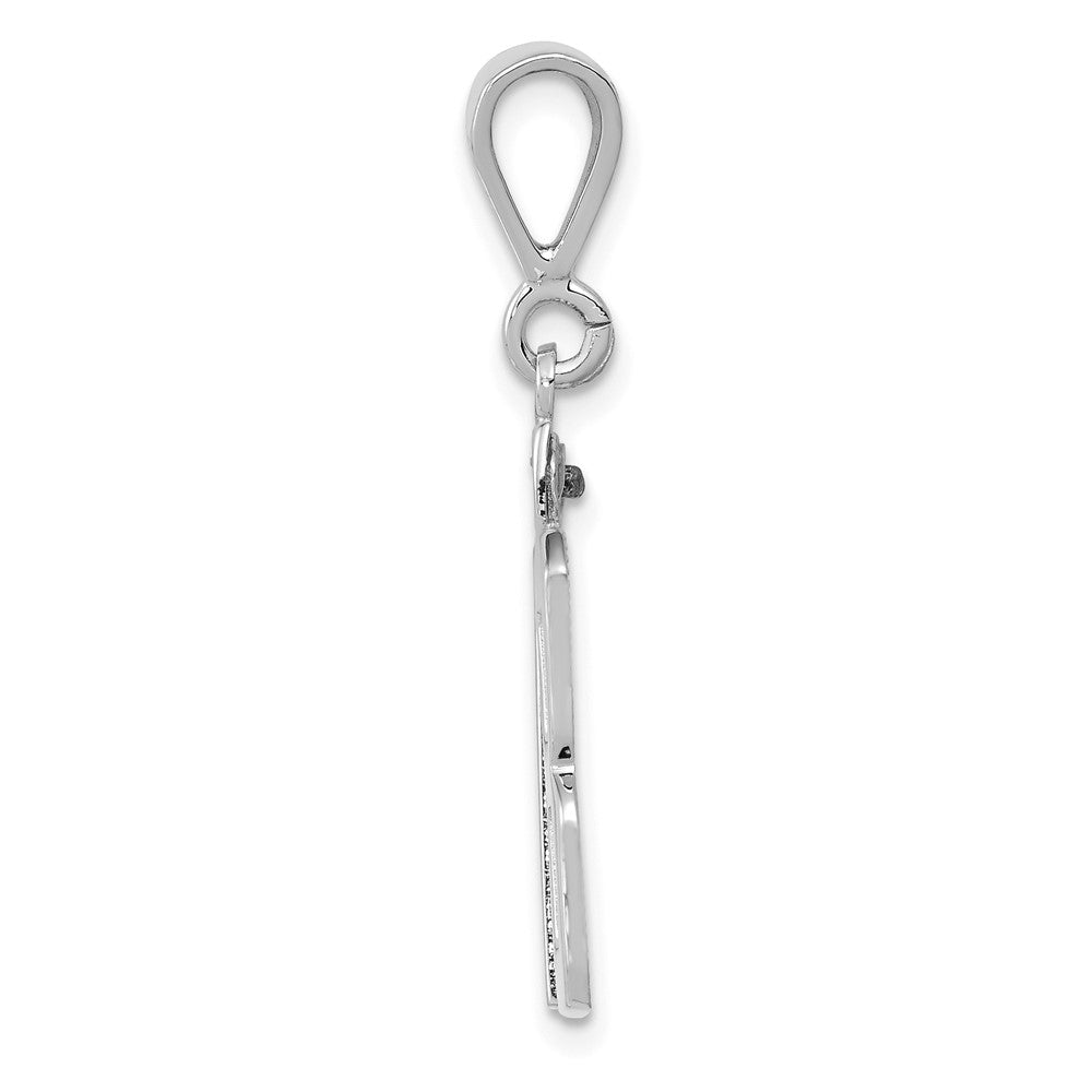 14kw Medium Polished Number 18 Charm