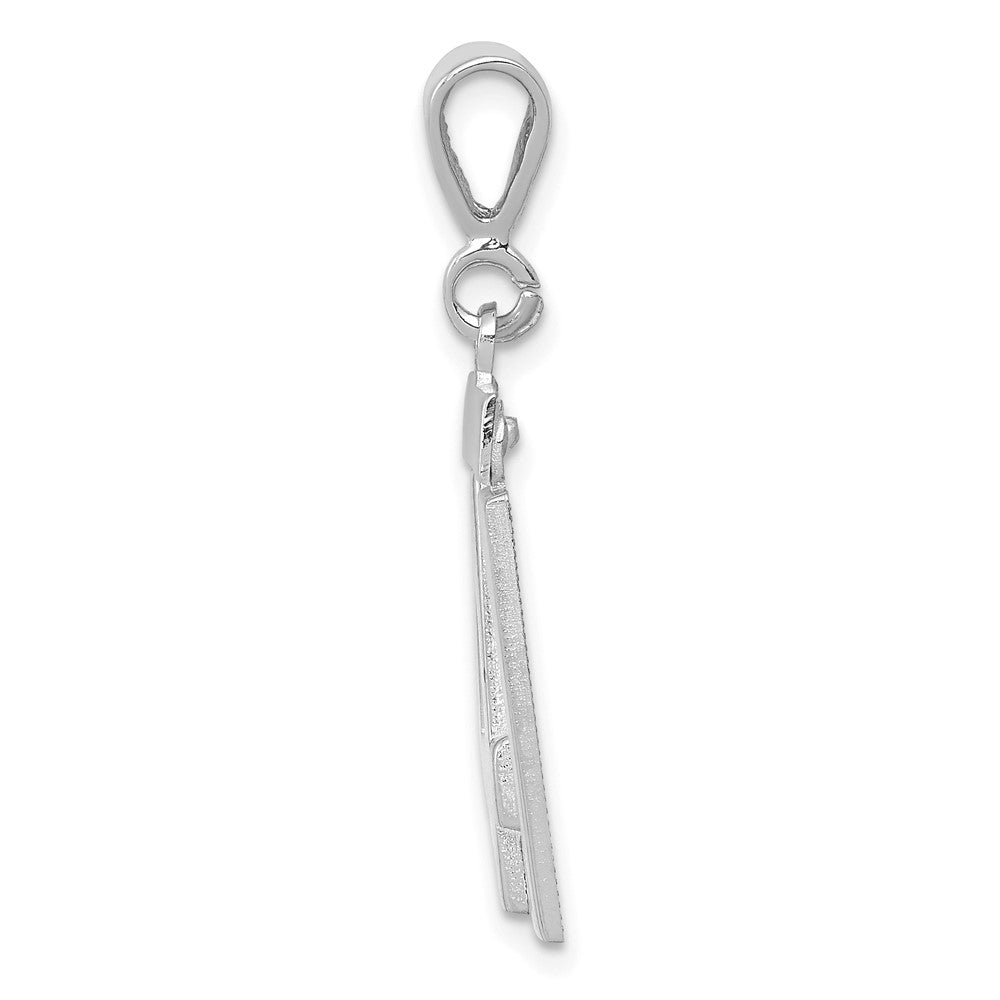 14kw Medium Polished Number 41 Charm