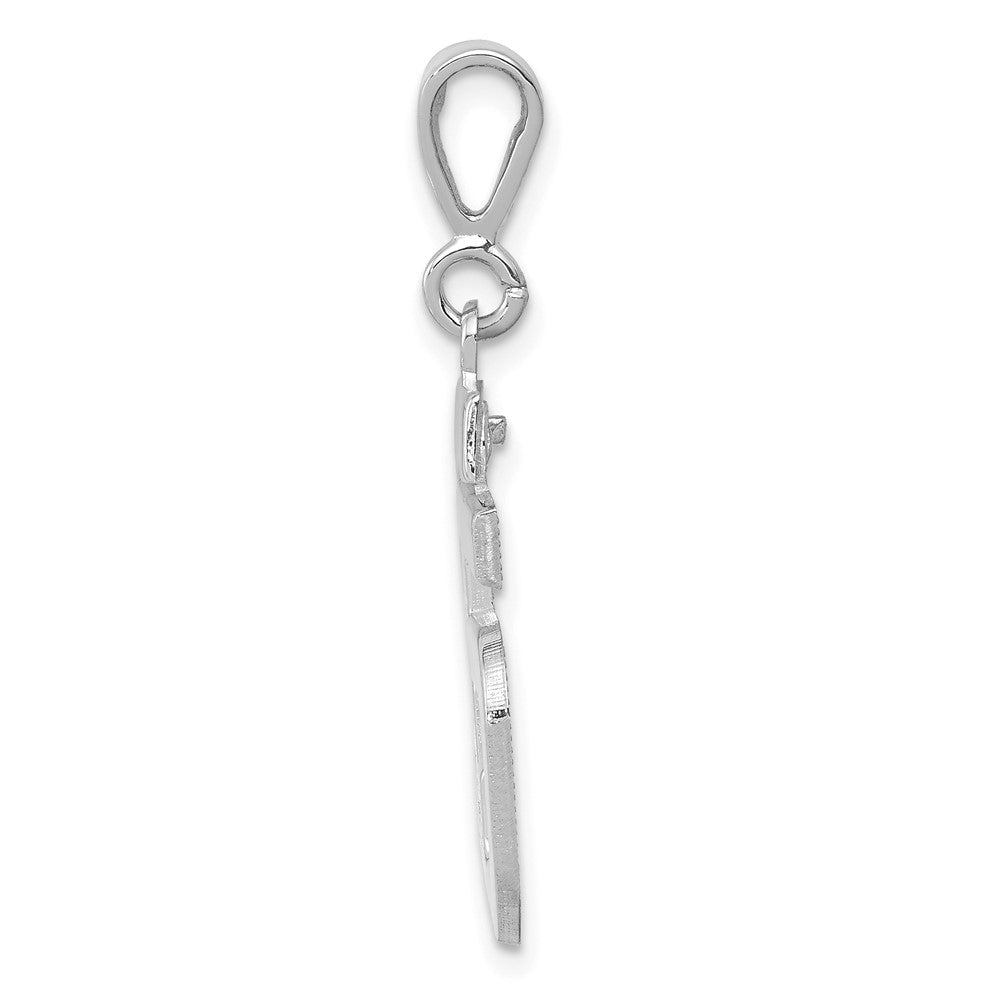 14kw Medium Polished Number 55 Charm