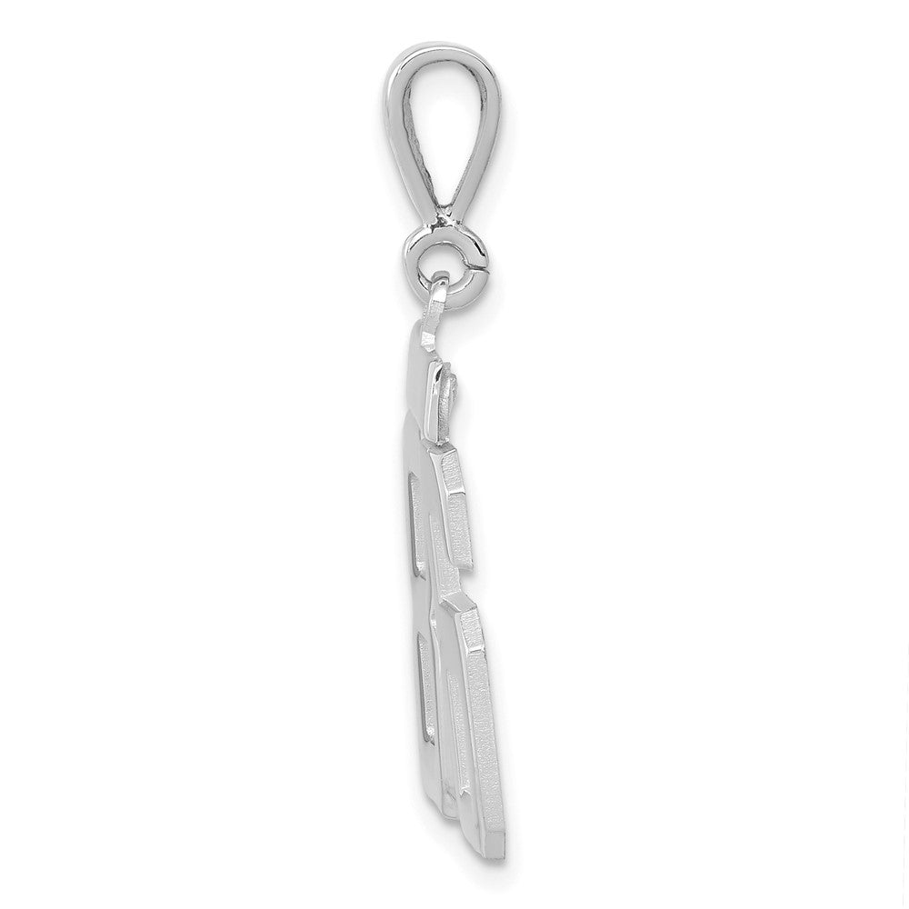 14kw Medium Polished Number 86 Charm