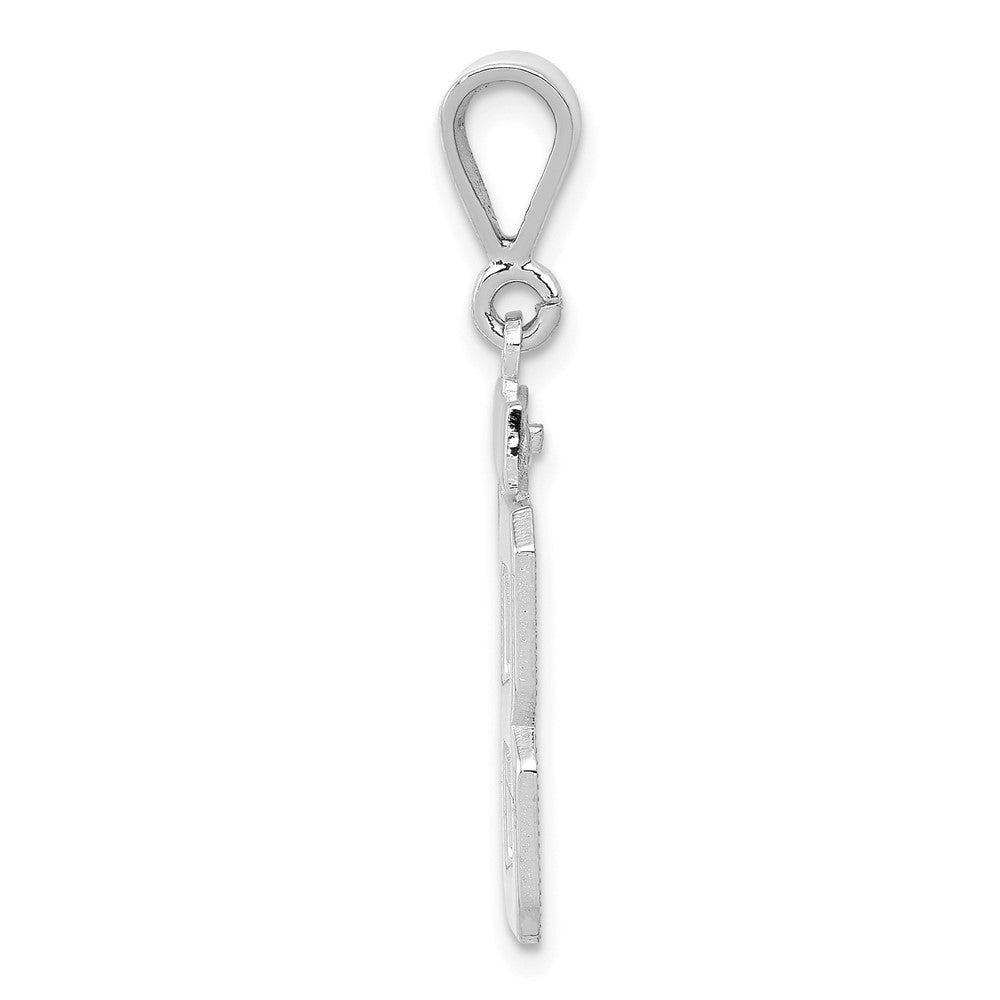 14kw Medium Polished Number 88 Charm