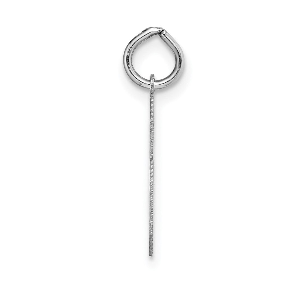 14kw Medium Satin Number 6 Charm