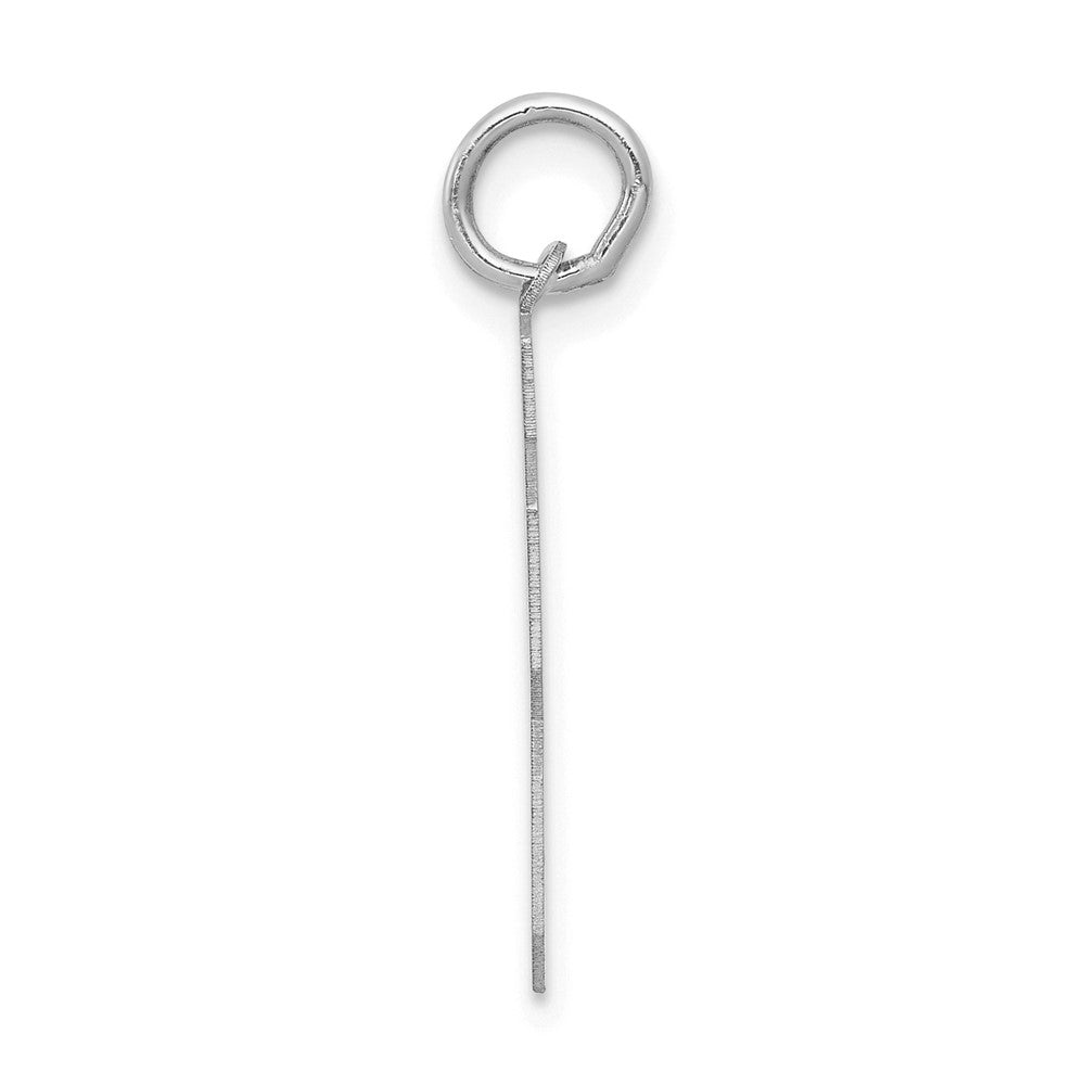 14kw Medium Satin Number 63 Charm
