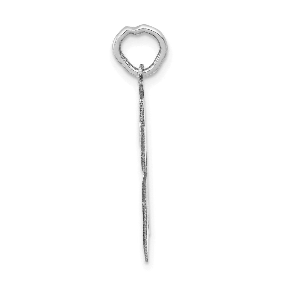 14kw Medium Satin Number 66 Charm