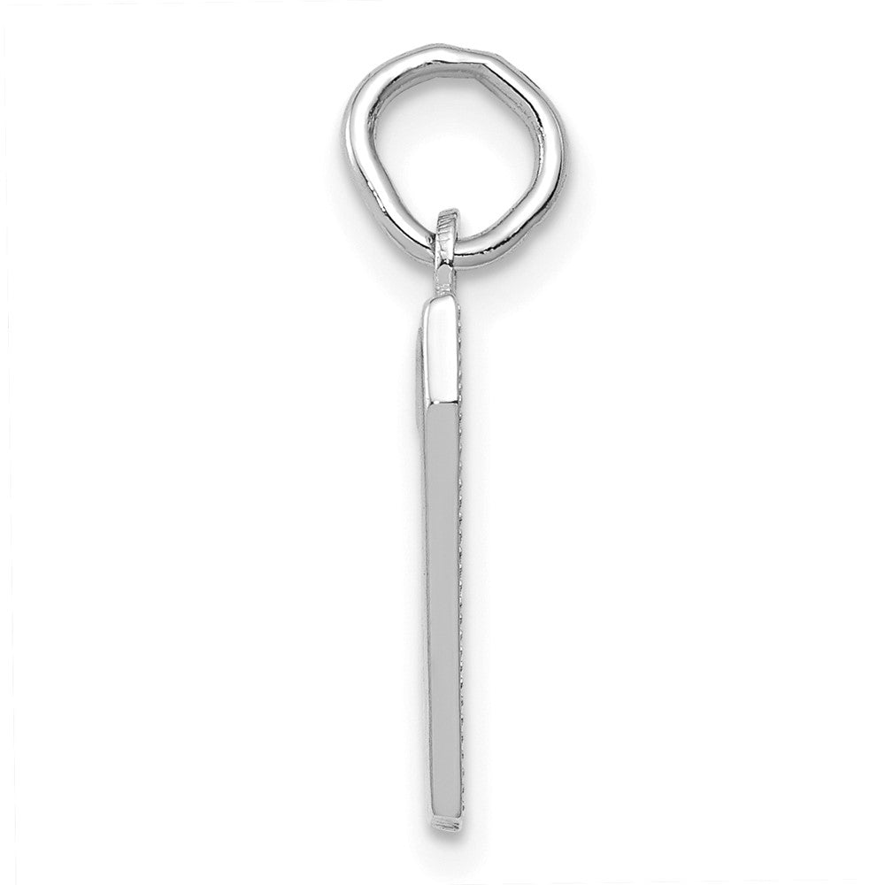 14kw Small Polished Number 7 Charm
