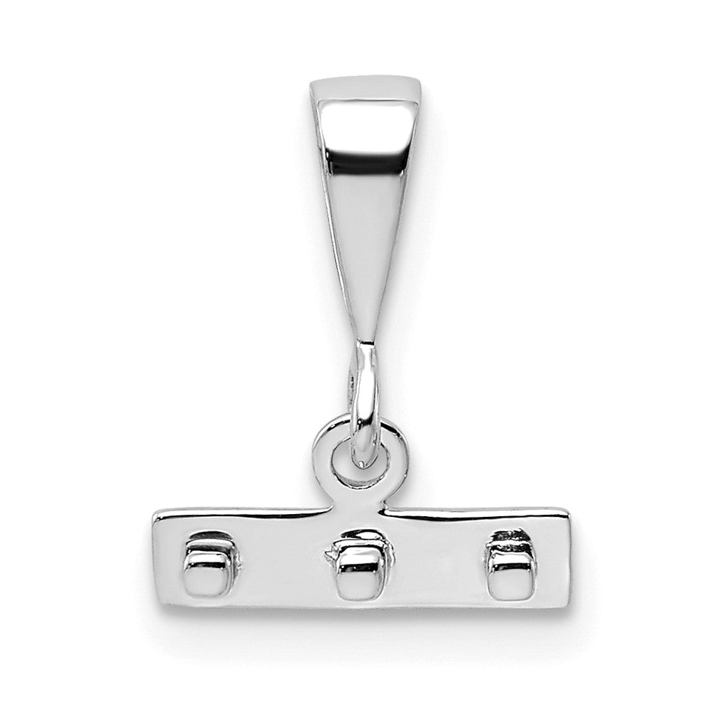 14kw Small Polished Top Charm