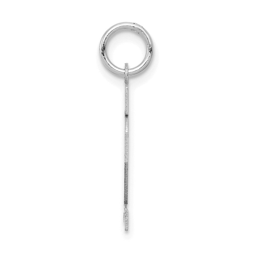 14kw Small Satin Number 12 Charm