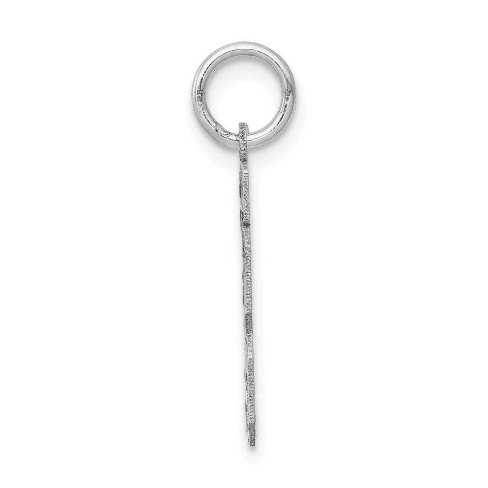 14kw Small Satin Number 13 Charm
