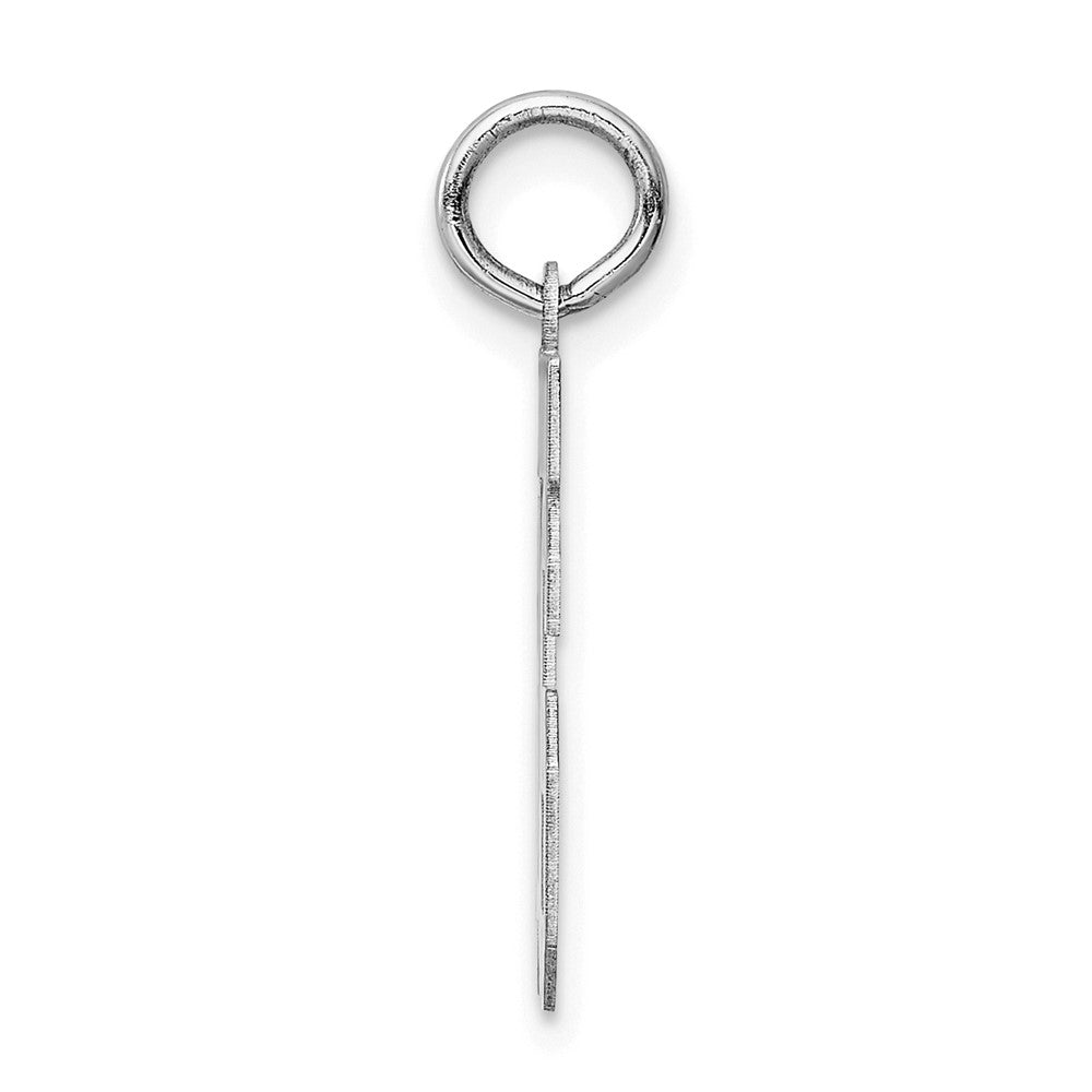 14kw Small Satin Number 16 Charm