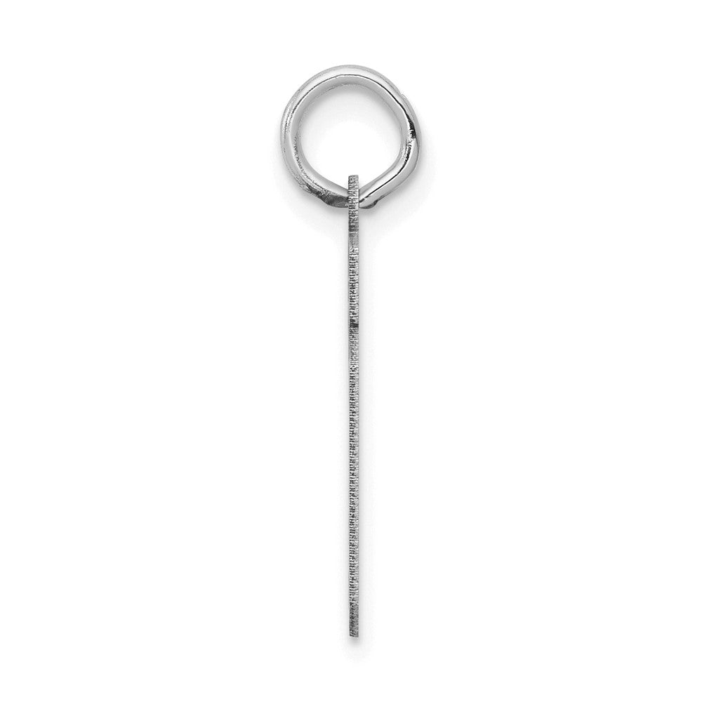 14kw Small Satin Number 19 Charm