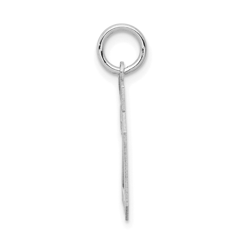 14kw Small Satin Number 20 Charm