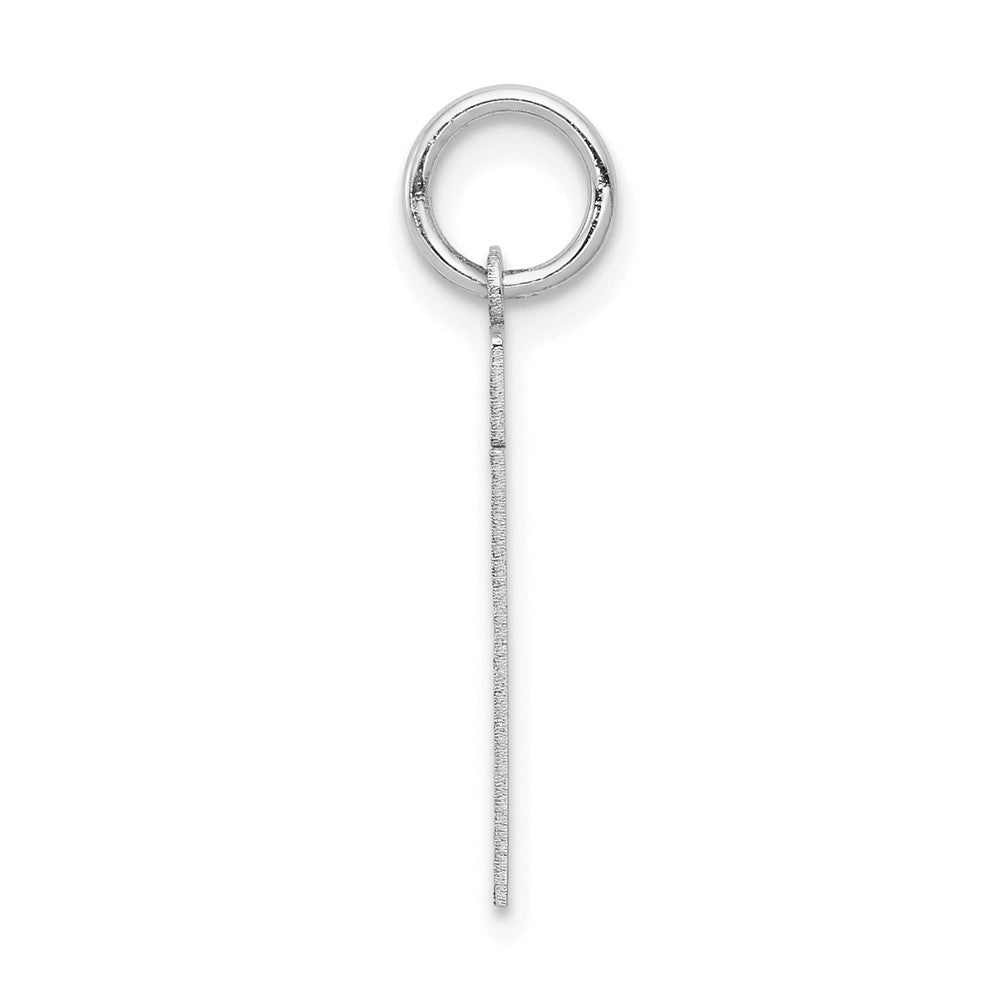 14kw Small Satin Number 21 Charm