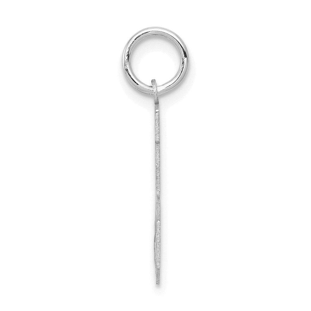 14kw Small Satin Number 25 Charm