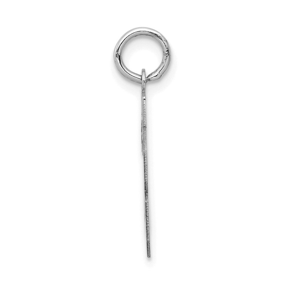 14kw Small Satin Number 28 Charm