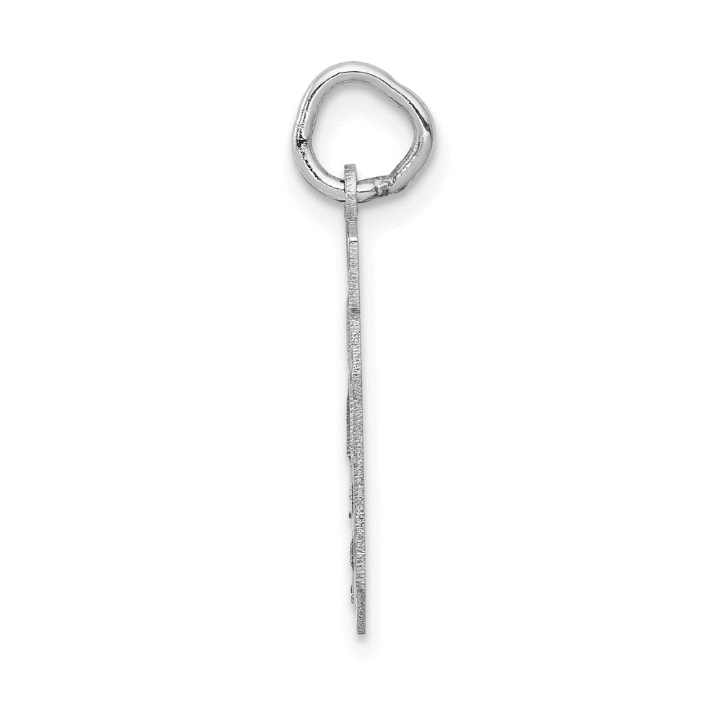 14kw Small Satin Number 40 Charm