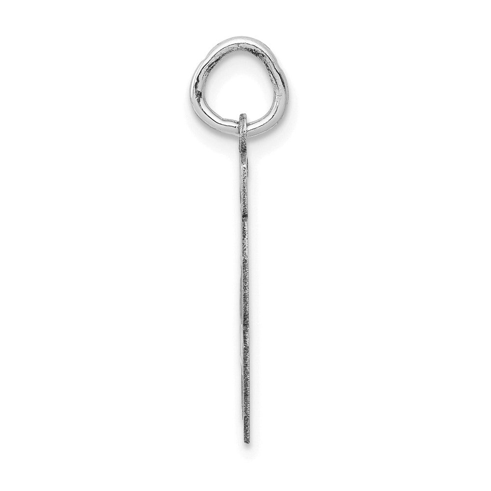 14kw Small Satin Number 48 Charm