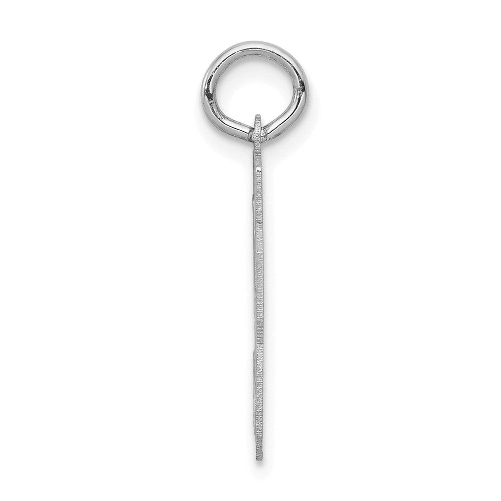 14kw Small Satin Number 53 Charm