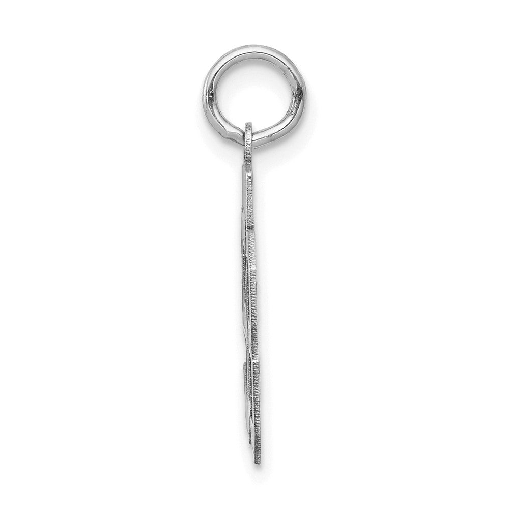 14kw Small Satin Number 58 Charm