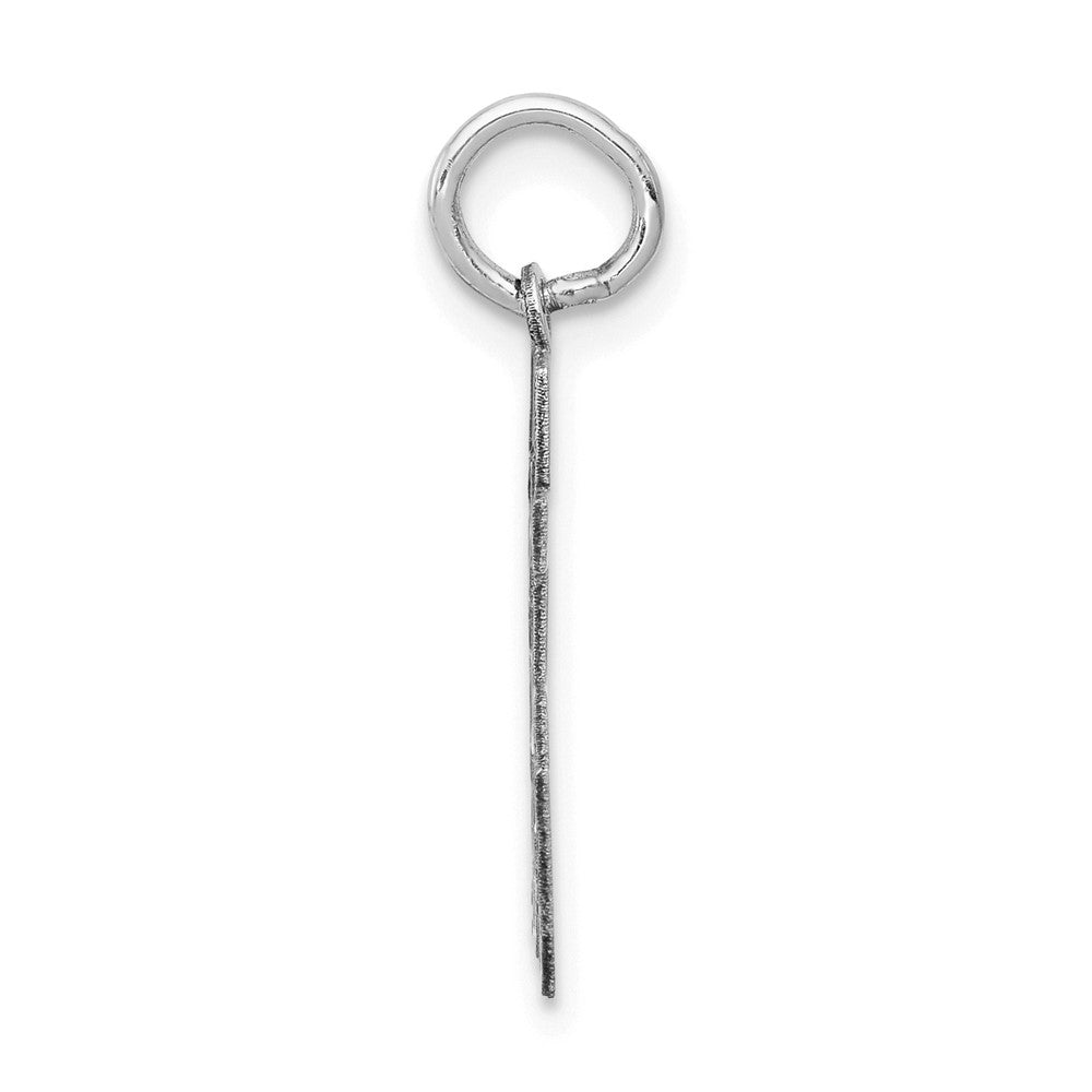 14kw Small Satin Number 65 Charm