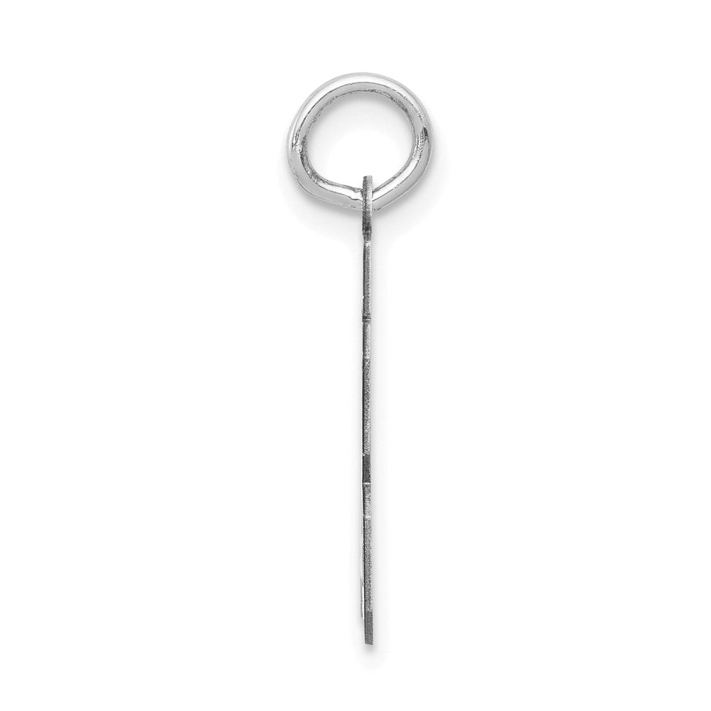 14kw Small Satin Number 83 Charm