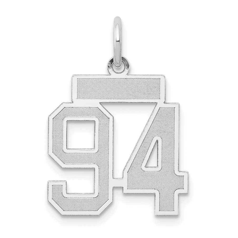 14kw Small Satin Number 94 Charm