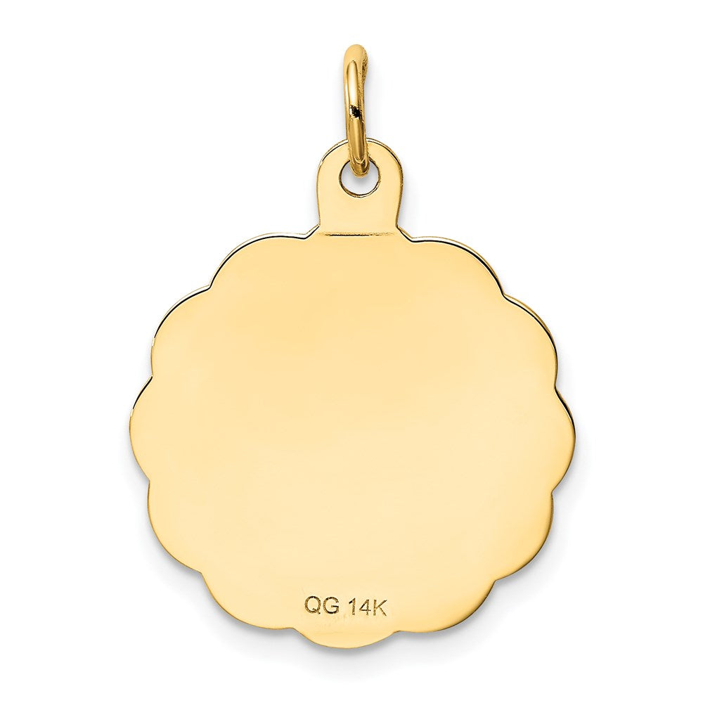 14k 25th ANNIVERSARY Disc Charm