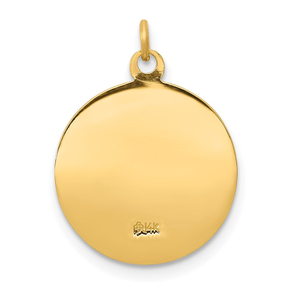 14k Saint Anne Medal Charm