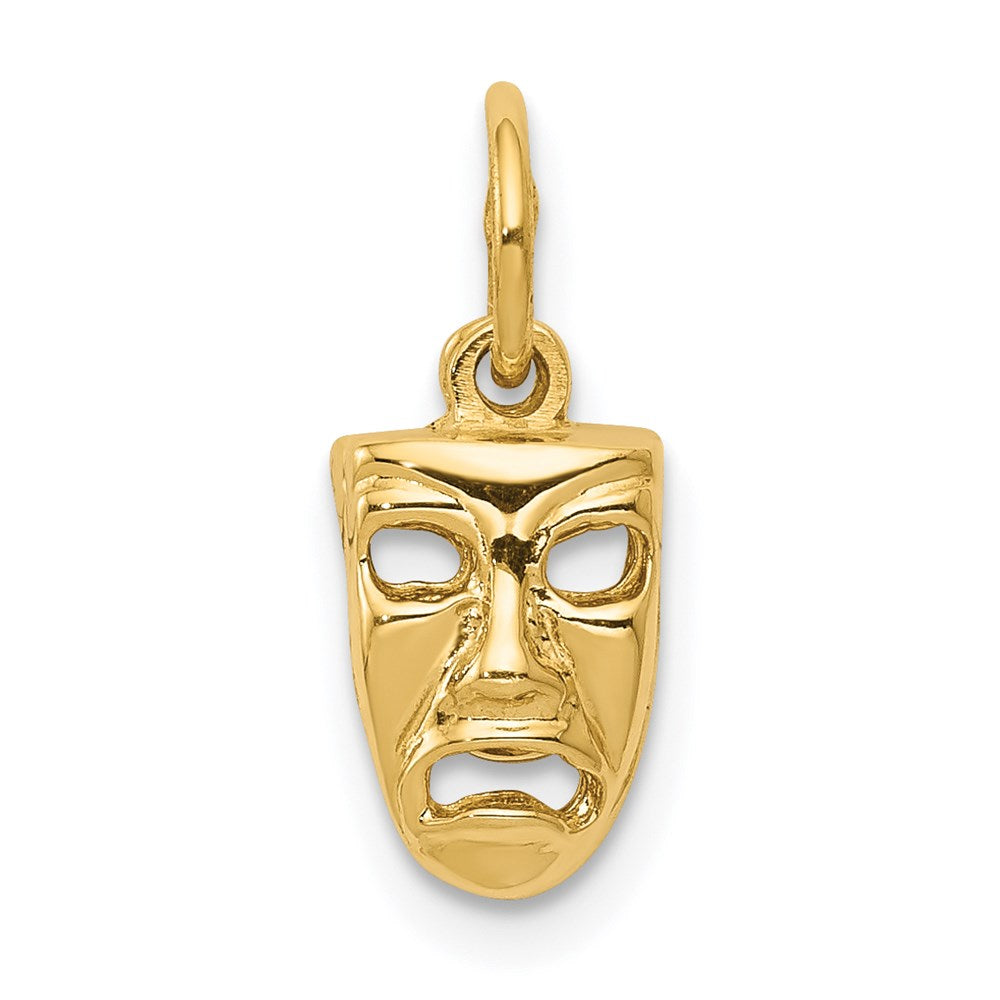 14k Comedy/Tragedy 2-Piece Charm